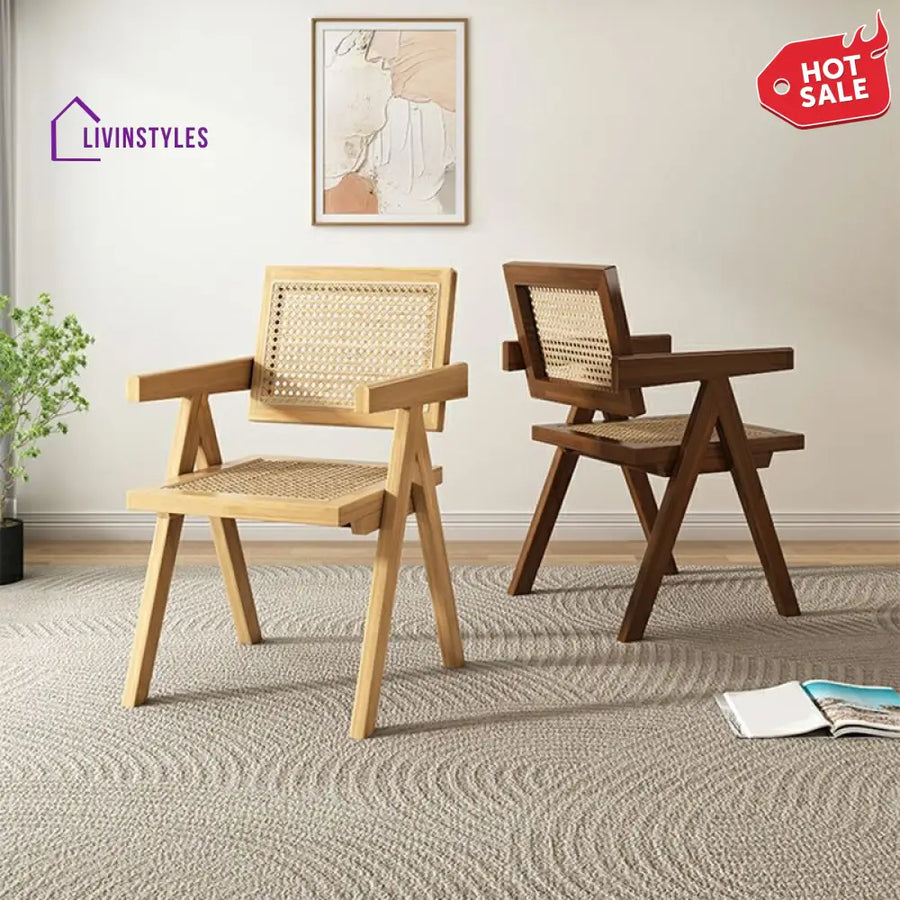 Urvashi Wooden Dining Chair | Sheesham Wood - Single Chair