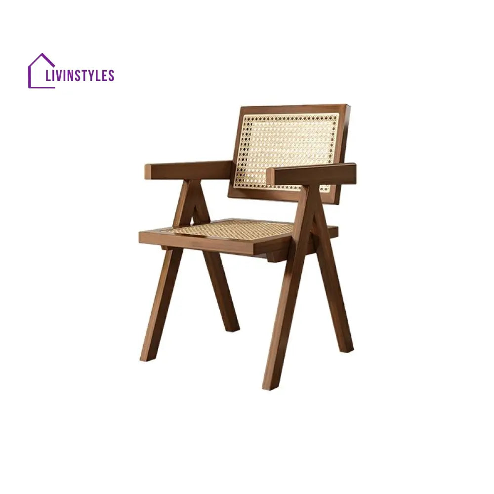 Urvashi Wooden Dining Chair | Sheesham Wood - Single Chair