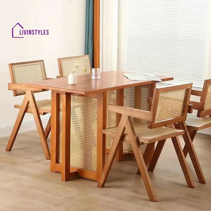 Urvashi Wooden Dining Chair | Sheesham Wood - Single Chair