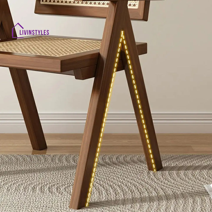 Urvashi Wooden Dining Chair | Sheesham Wood - Single Chair