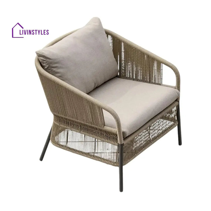 Urvi 2-Piece Outdoor Rope Single Seater Sofa - Sofa Set