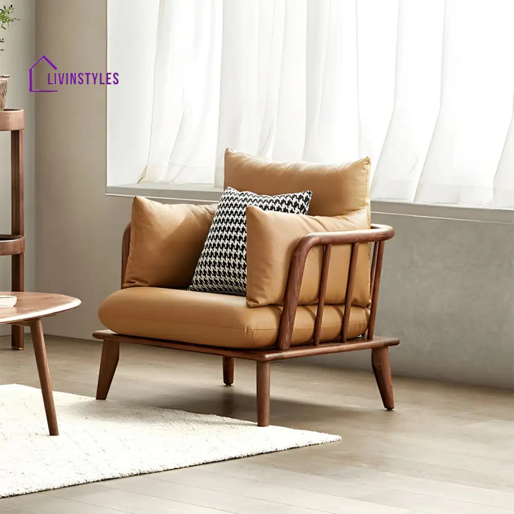 Utkalika Solid Wood 3 + 1 + 1 Seater Sofa for Living Room