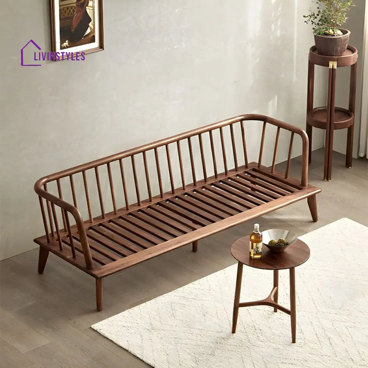 Utkalika Solid Wood 3 + 2 + 1 Seater Sofa for Living Room