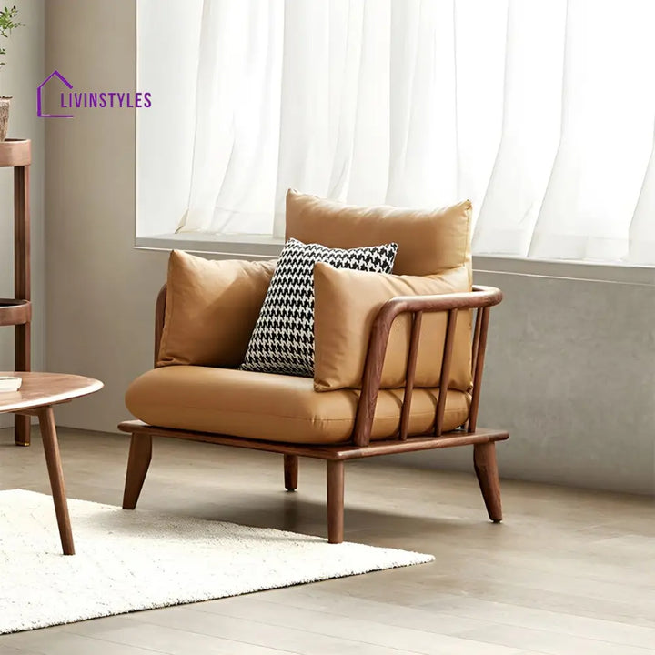 Utkalika Solid Wood 3 + 2 Seater Sofa for Living Room