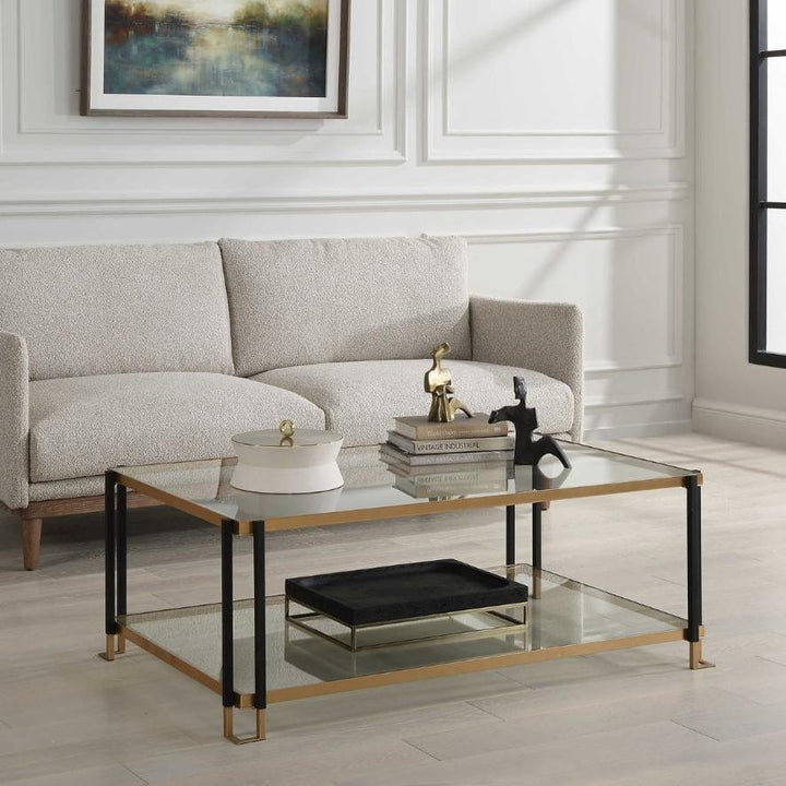 Priya Glass Coffee Table Living