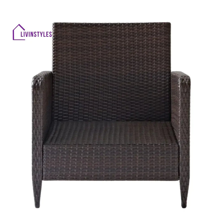 Vaidehi 1-Piece Outdoor Wicker Single Seater Sofa - Sofa Set