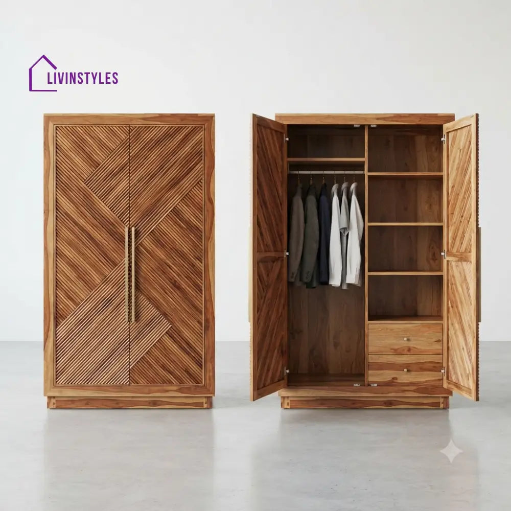 Vaishnavi Wooden Wardrobe for Clothes | Cupboard for Clothes