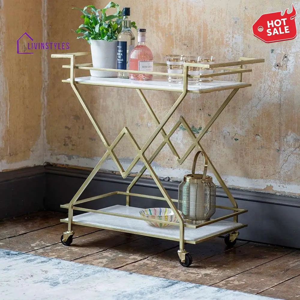Vaishu Metal Kitchen Trolley
