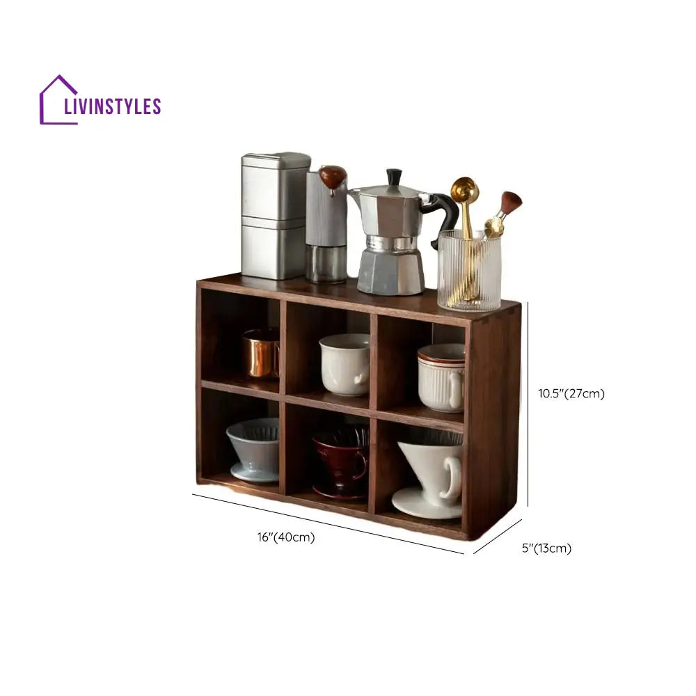 Valentin Solid Wood Storage Shelves | Kitchen Shelves