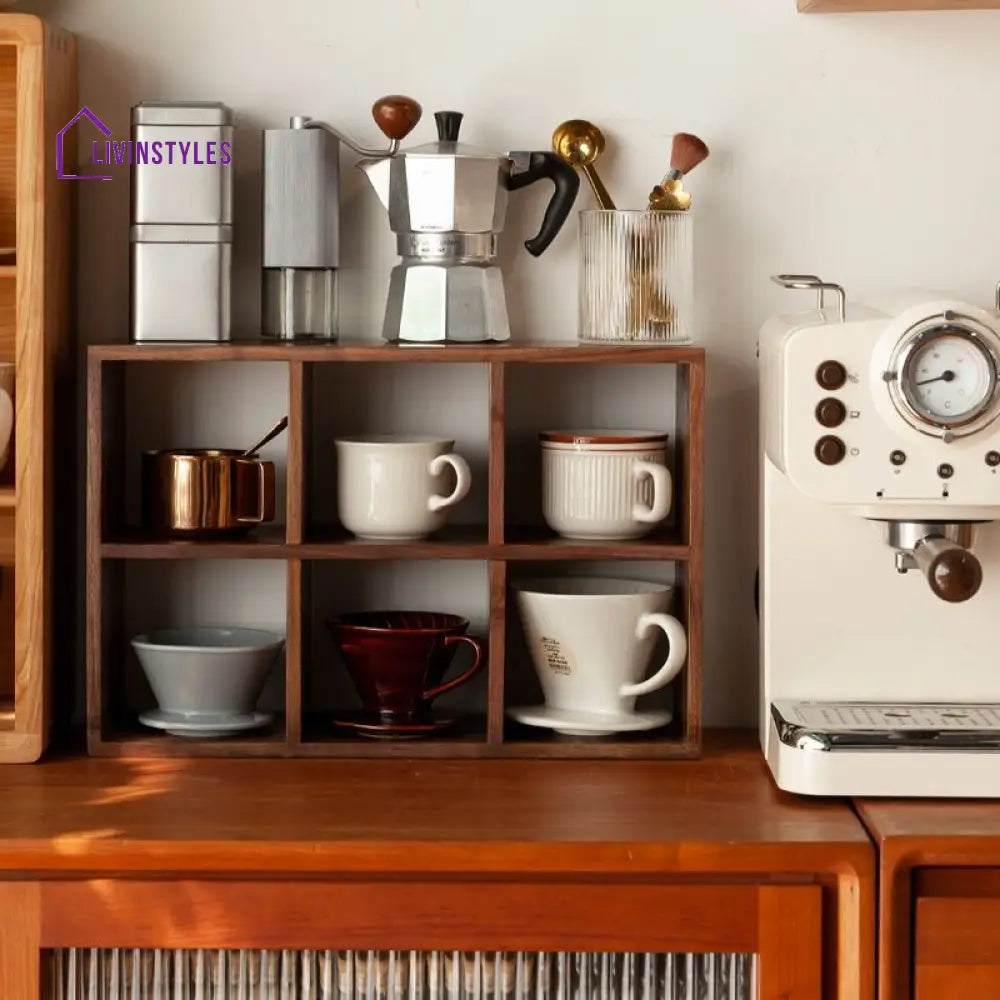 Valentin Solid Wood Storage Shelves | Kitchen Shelves