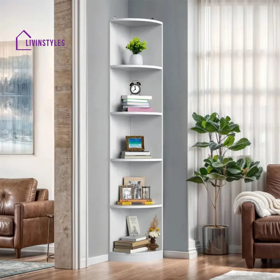 Valentina Engineered Wood Bookshelves | Bookshelf for Living Room | Bedroom | Drawing Room | Study Room