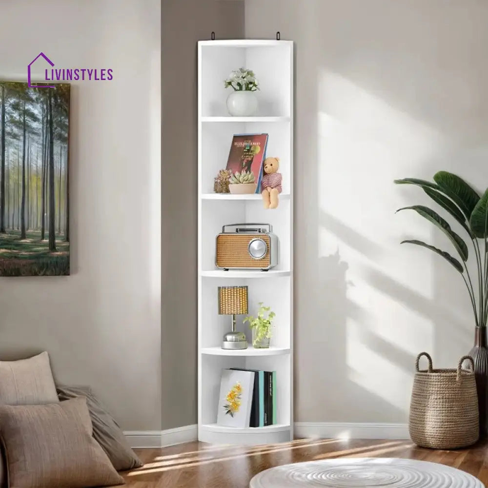 Valentina Engineered Wood Bookshelves | Bookshelf for Living Room | Bedroom | Drawing Room | Study Room