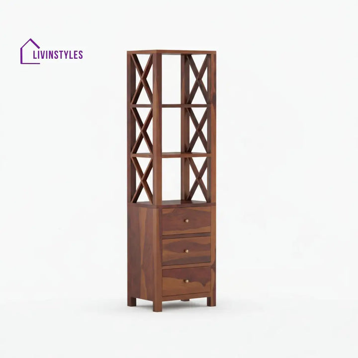 Valentina Sheesham Wood Tv Unit for Living Room