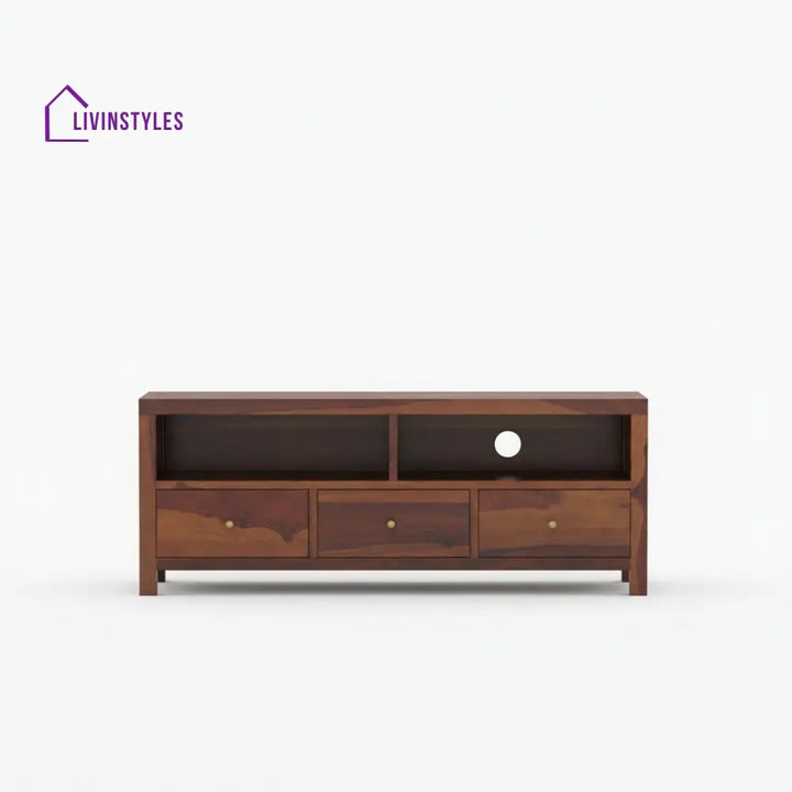 Valentina Sheesham Wood Tv Unit for Living Room
