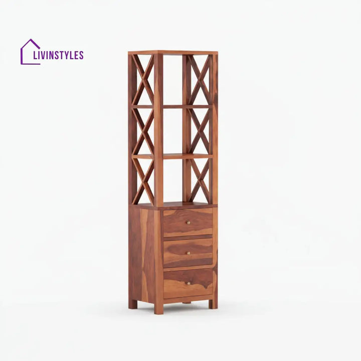 Valentina Sheesham Wood Tv Unit for Living Room