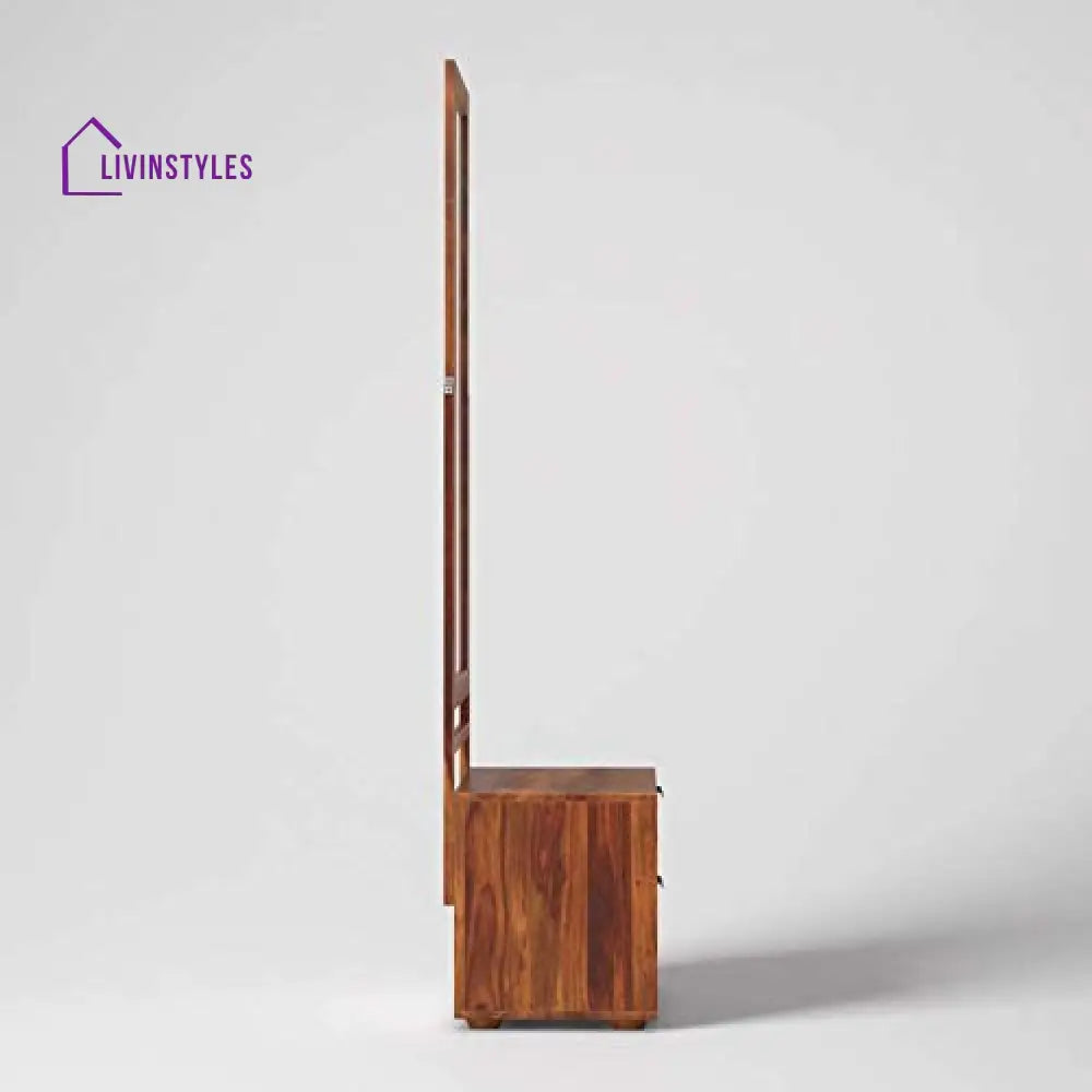 Valentina Solid Sheesham Wood Dresser With Two Drawer Dresser