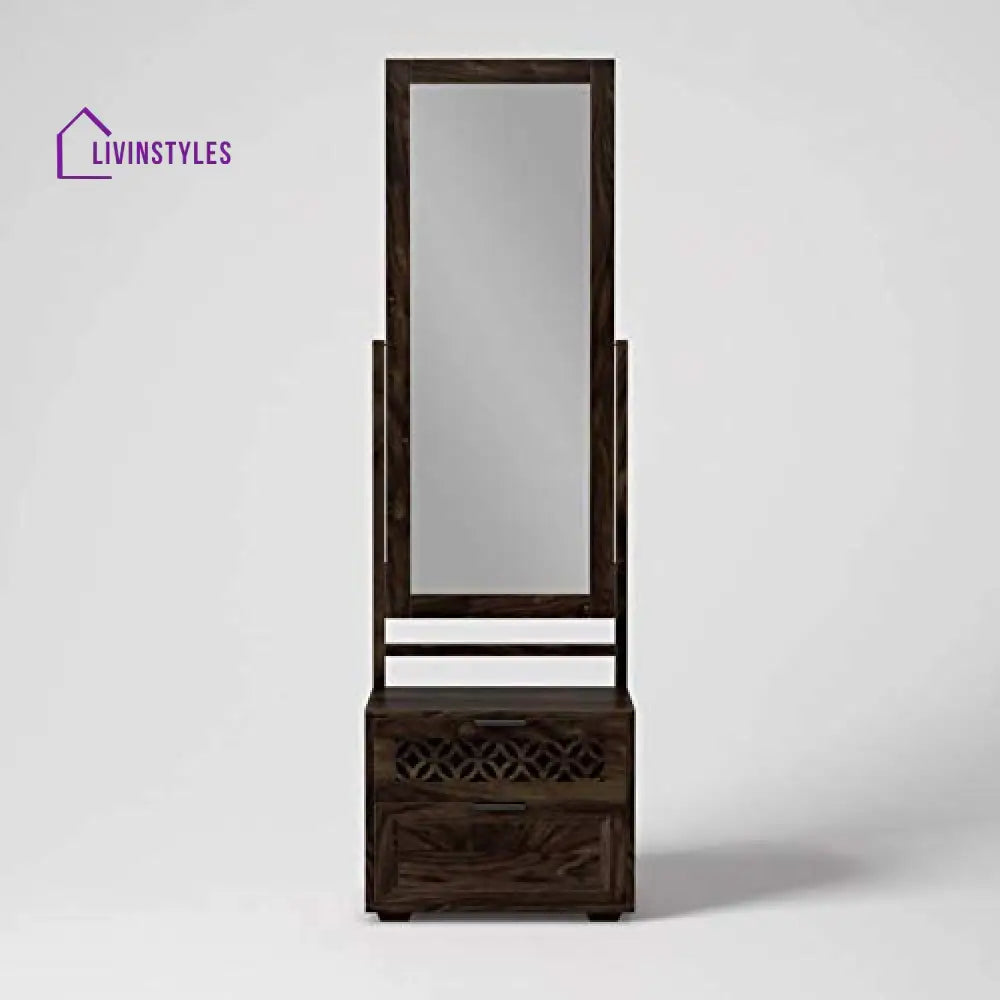 Valentina Solid Sheesham Wood Dresser With Two Drawer Dresser