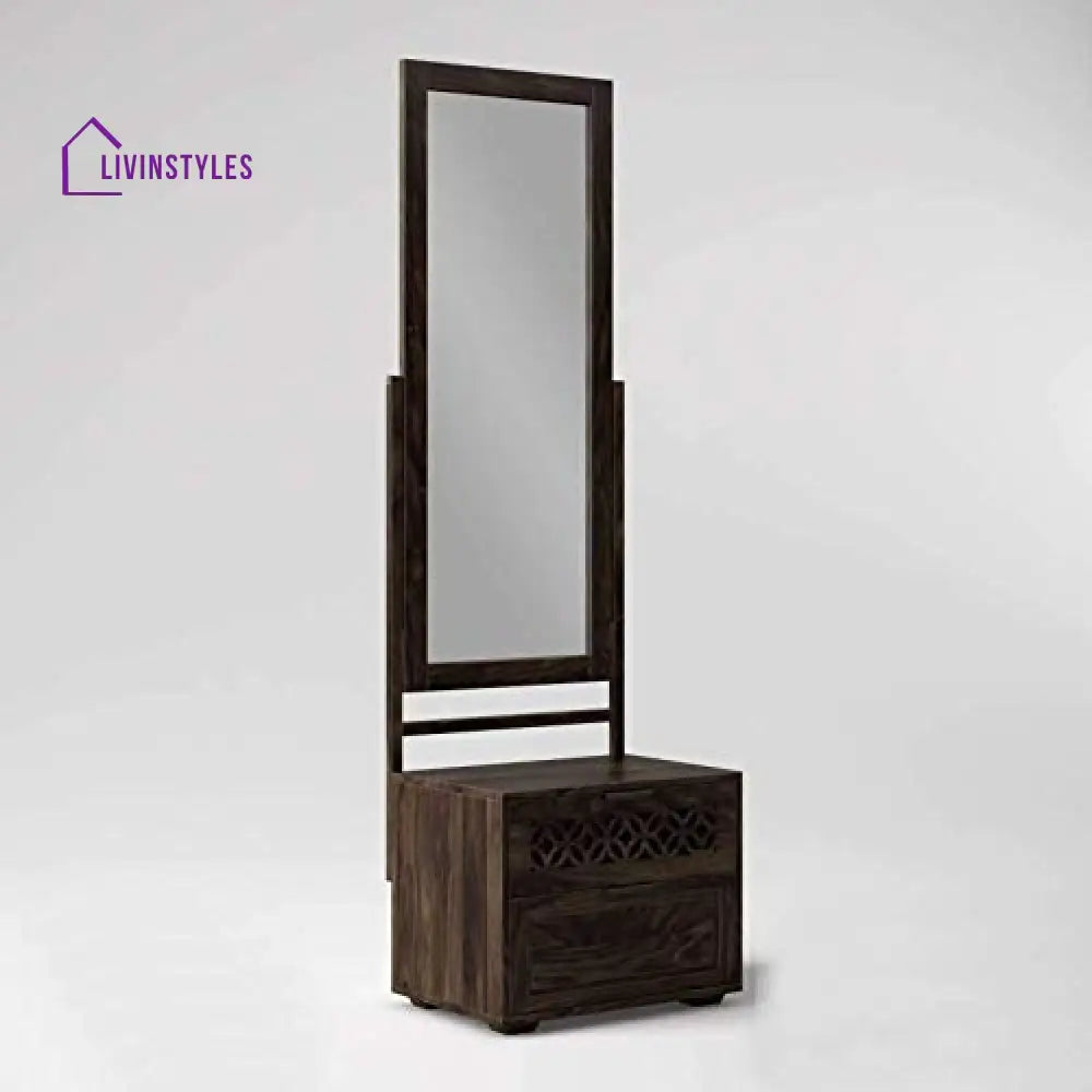 Valentina Solid Sheesham Wood Dresser With Two Drawer Dresser