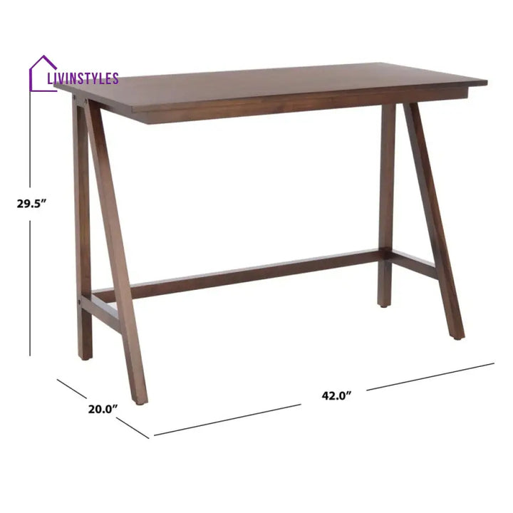 Valentina Solid Sheesham Wood Study Table for Students