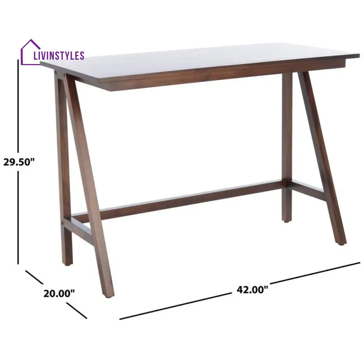 Valentina Solid Sheesham Wood Study Table for Students