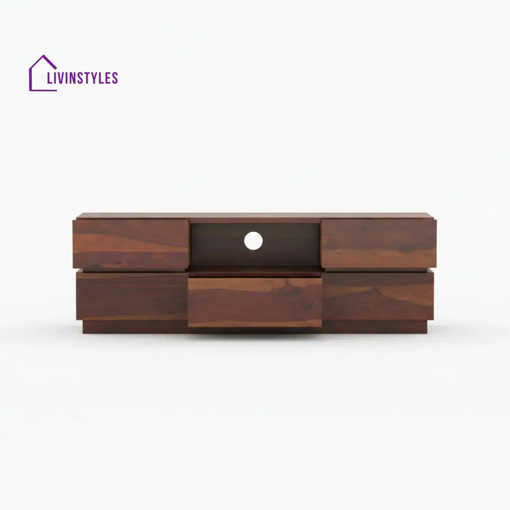 Valeria Sheesham Wood Tv Unit for Living Room