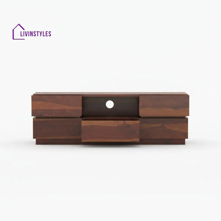 Valeria Sheesham Wood Tv Unit for Living Room