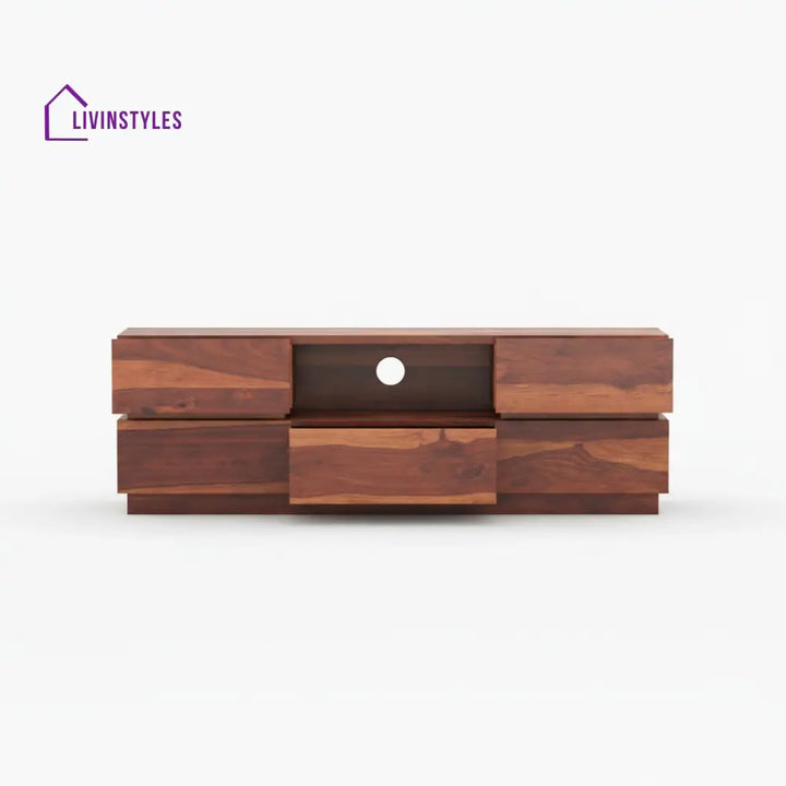 Valeria Sheesham Wood Tv Unit for Living Room