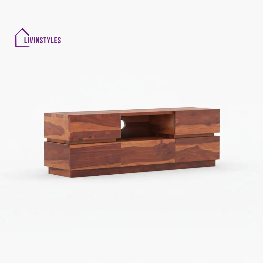 Valeria Sheesham Wood Tv Unit for Living Room
