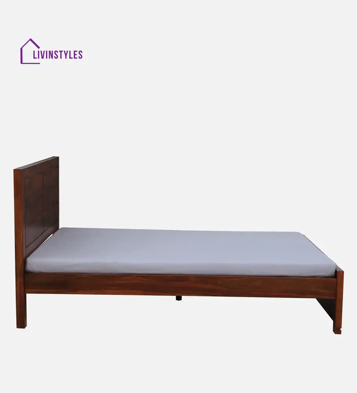 Moscow Contemporary Sheesham Wood Beds Bed without storage
