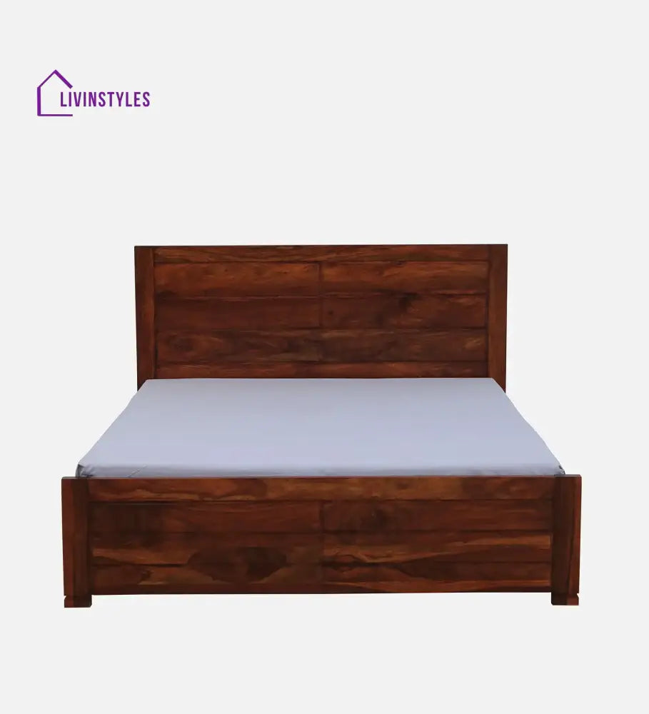 Moscow Contemporary Sheesham Wood Beds Bed without storage