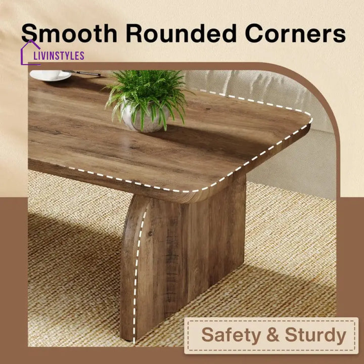 Vandana Solid Wood Coffee Table for Living Room