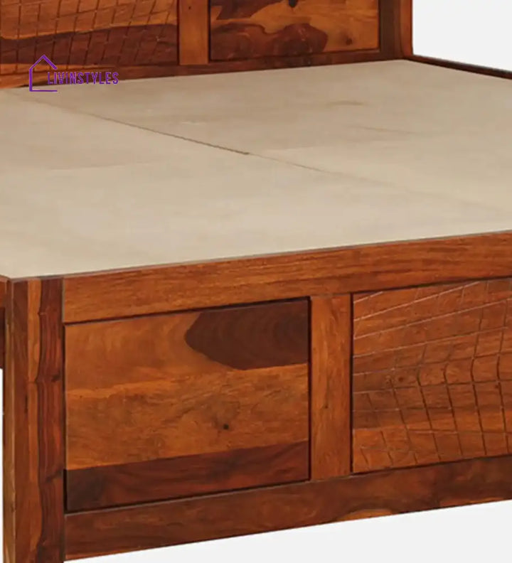 Harmonia Natural Wood Single Bed Bedroom Furniture Sets