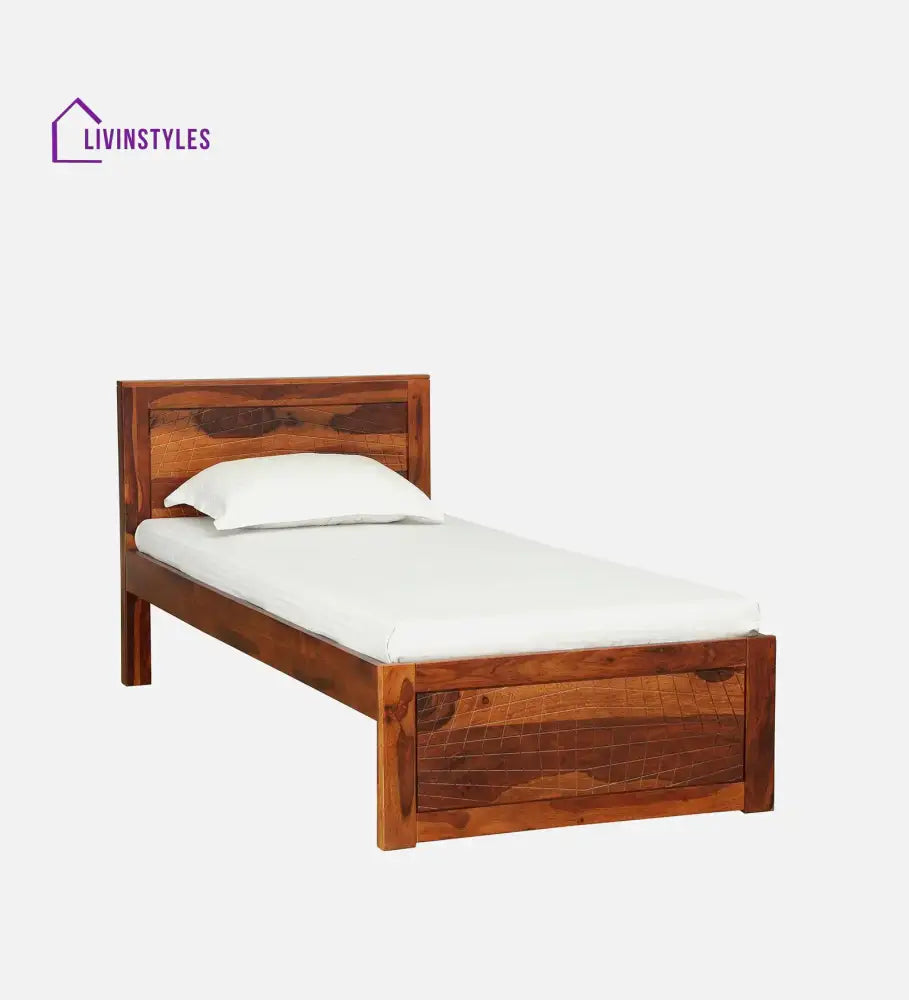 Harmonia Natural Wood Single Bed Bedroom Furniture Sets