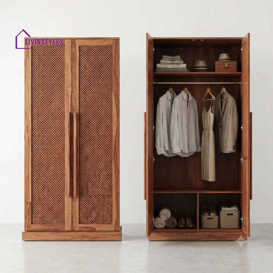 Varenya Wooden Wardrobe for Clothes | Cupboard for Clothes
