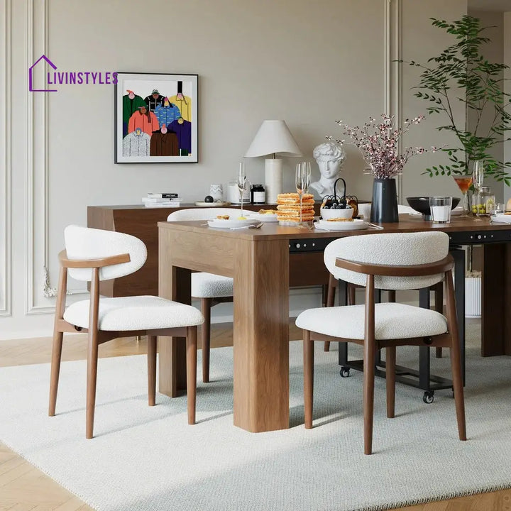Varlam Solid Wood Dining Chair