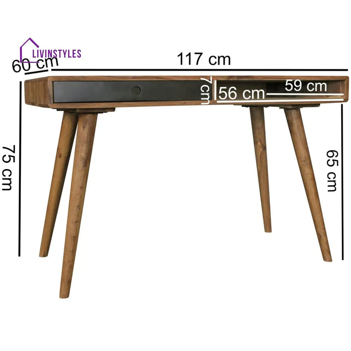 Porto Solid Wood Study Table