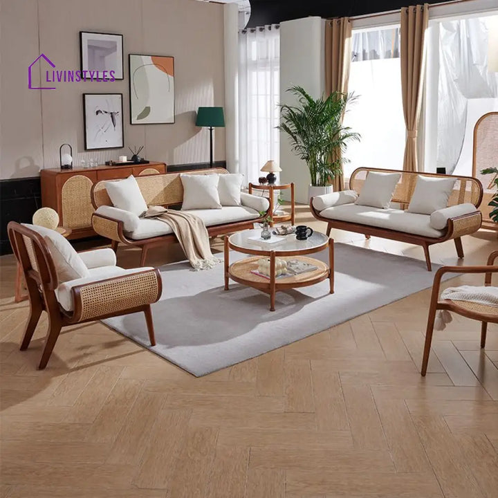 Varnika Solid Wood 3 Seater Sofa for Living Room