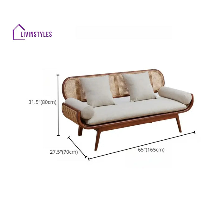 Varnika Solid Wood 3 Seater Sofa for Living Room