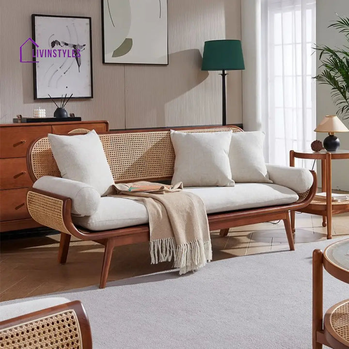 Varnika Solid Wood 3 Seater Sofa for Living Room