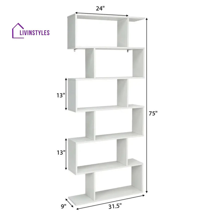 Varya Engineered Wood Bookshelves | Bookshelf for Living Room | Bedroom | Drawing Room | Study Room