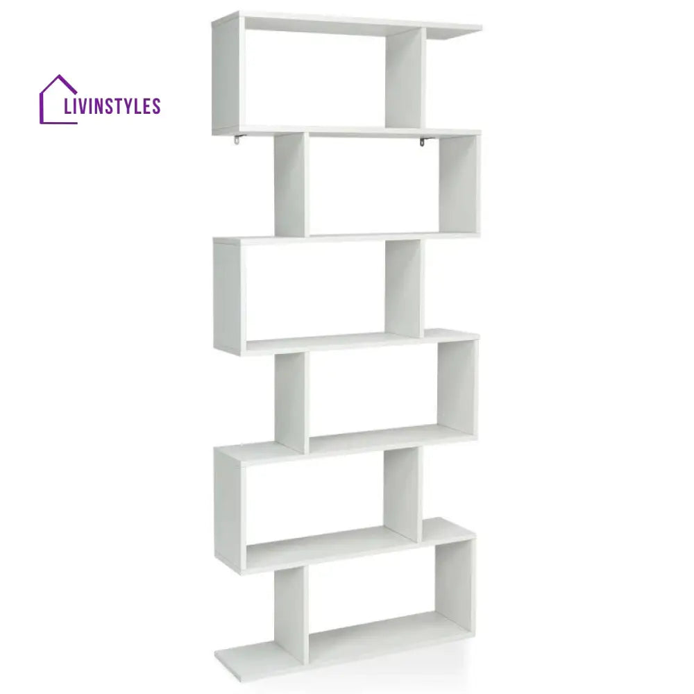 Varya Engineered Wood Bookshelves | Bookshelf for Living Room | Bedroom | Drawing Room | Study Room