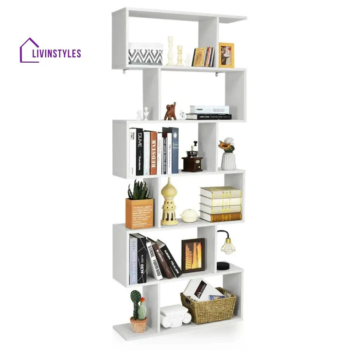 Varya Engineered Wood Bookshelves | Bookshelf for Living Room | Bedroom | Drawing Room | Study Room