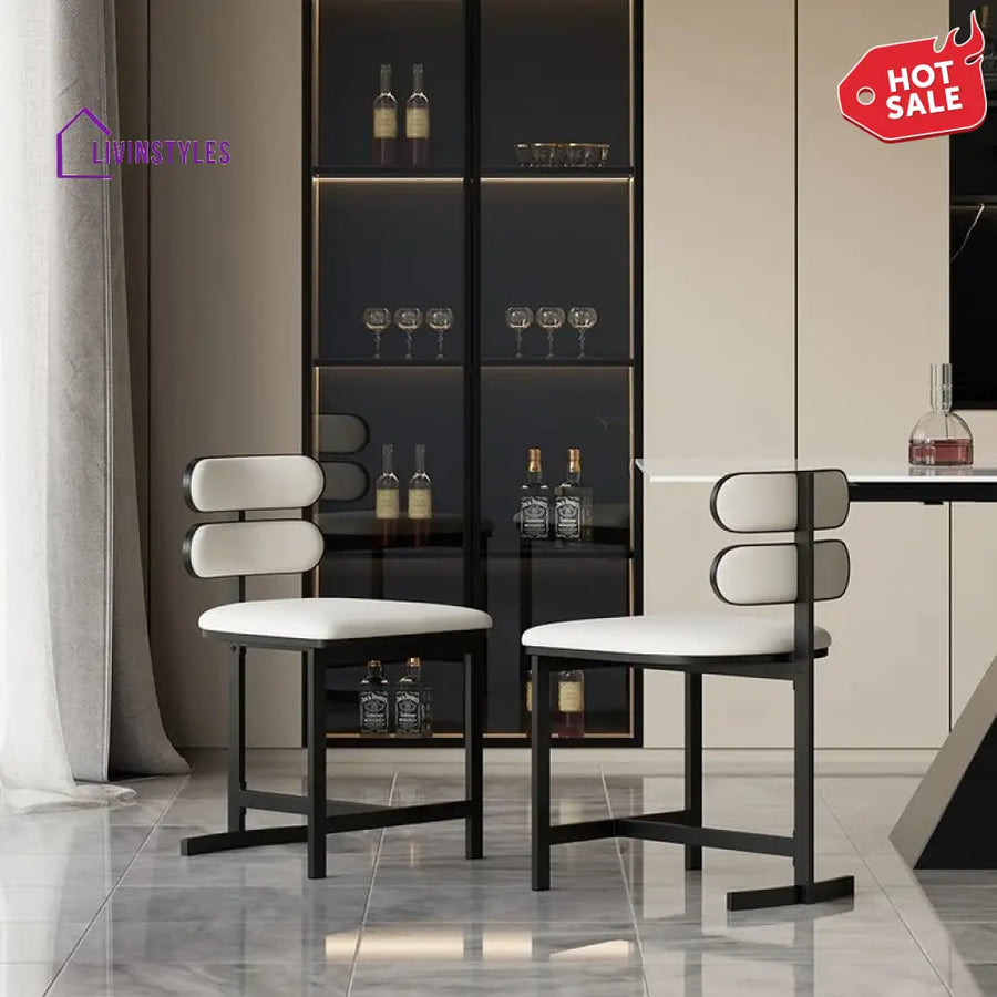 Varya Stainless Steel Dining Chairs - Single Chair