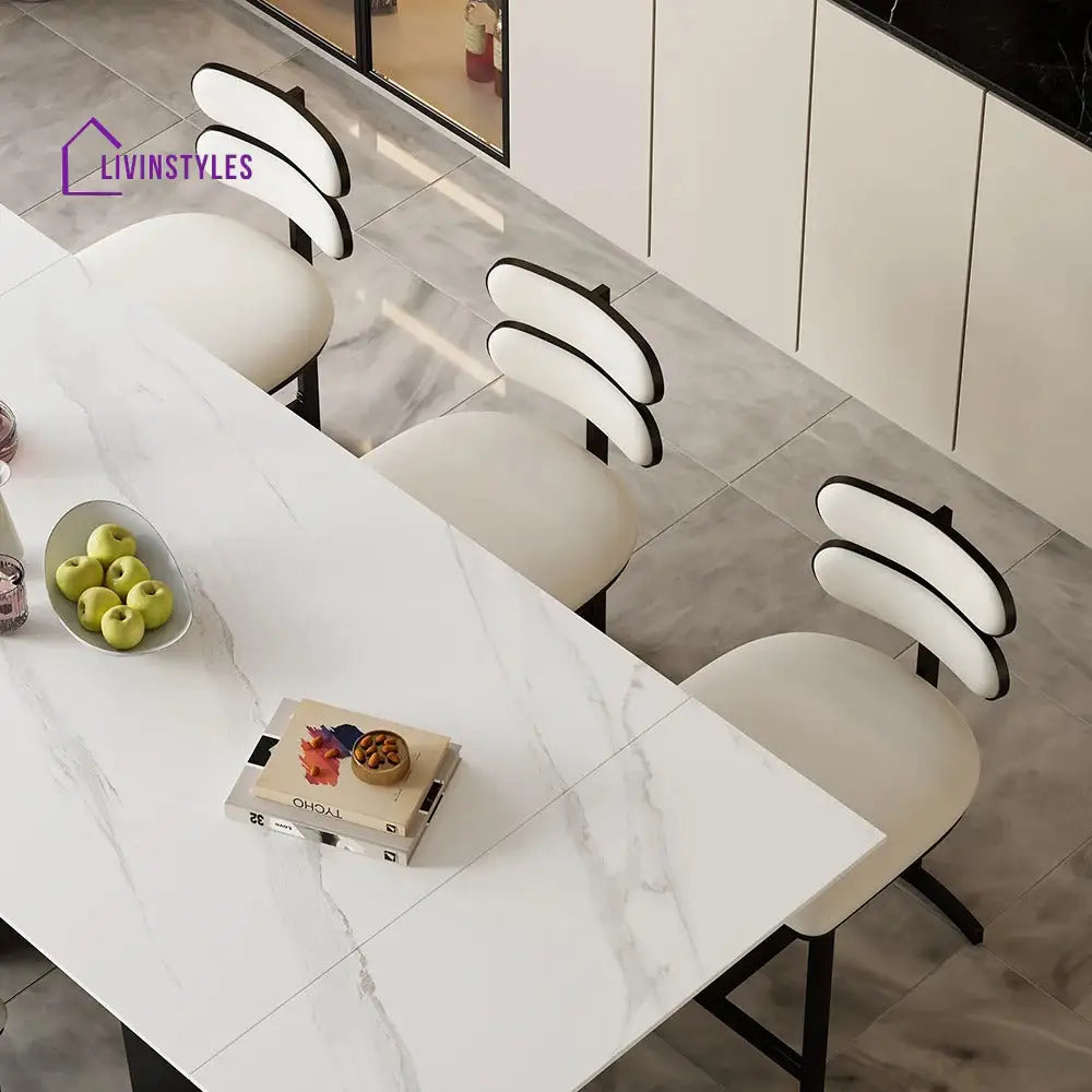 Varya Stainless Steel Dining Chairs - Single Chair