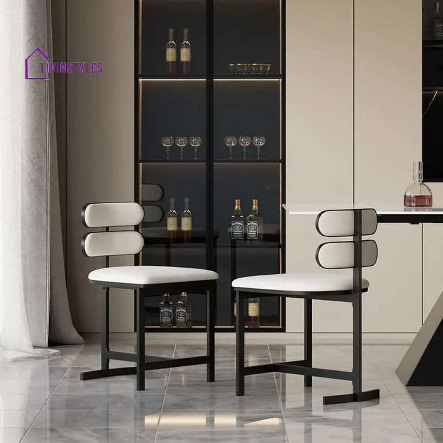 Varya Stainless Steel Dining Chairs - Single Chair