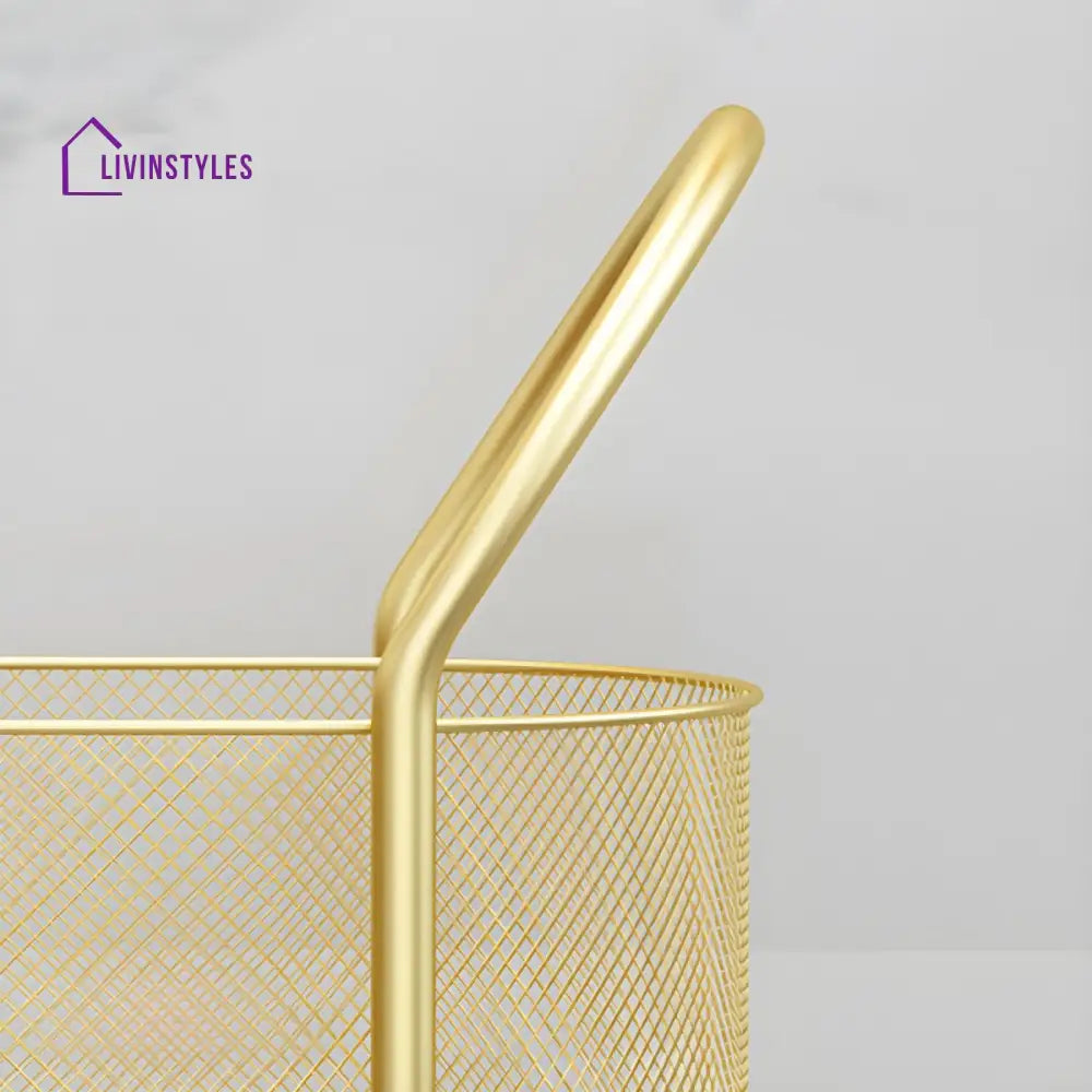 Varya Stainless Steel Frame Storage Shelves