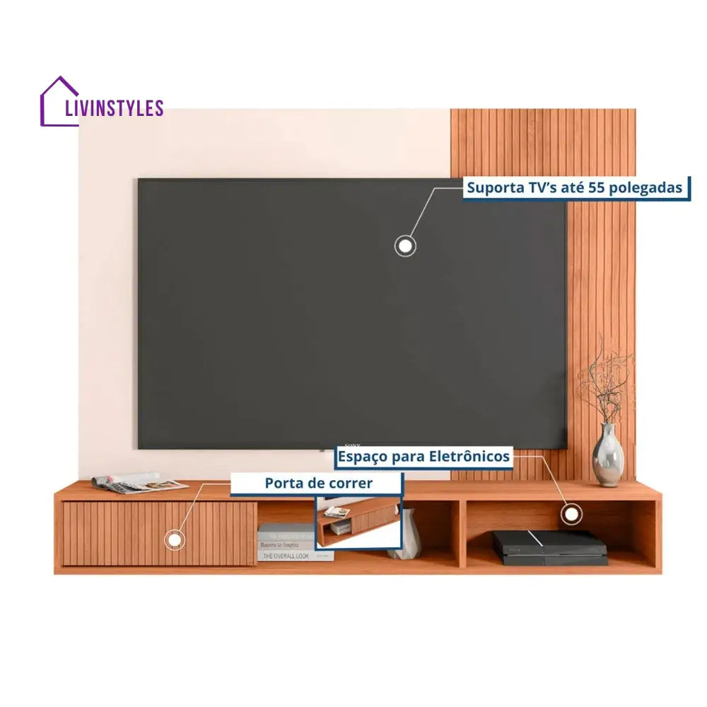 Varya Wall Mounted Tv Unit Stand for Living Room