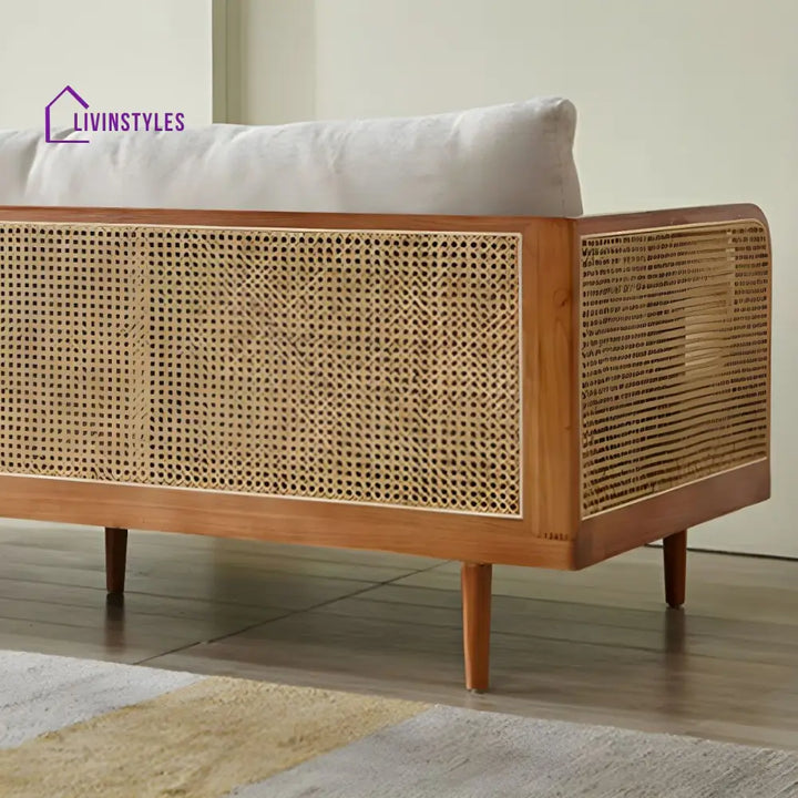 Vashika Solid Wood 3 Seater Sofa for Living Room
