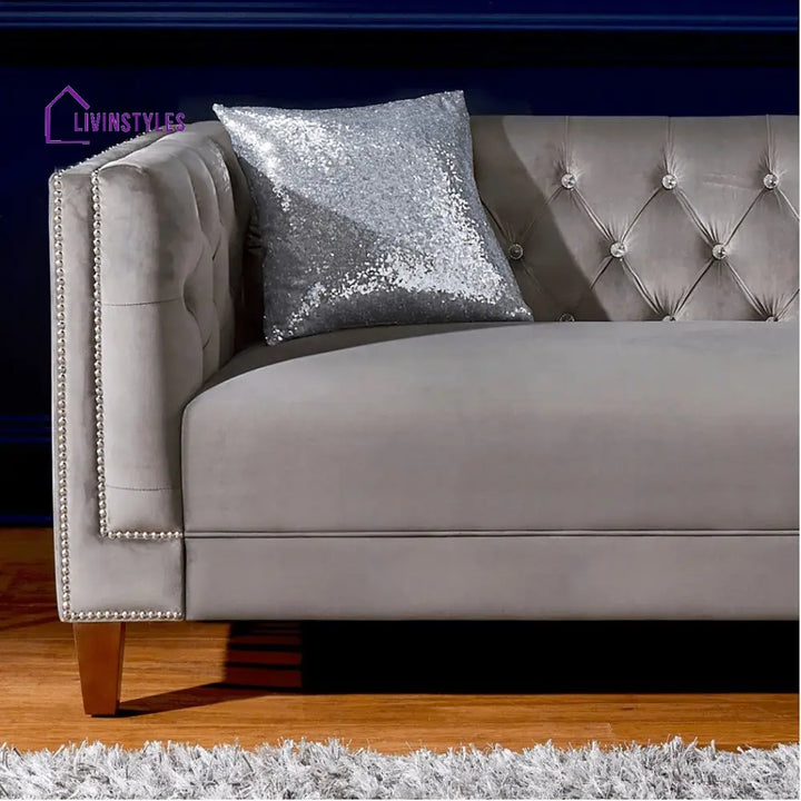 Vasilisa 3 Seater Sofa in Grey colour