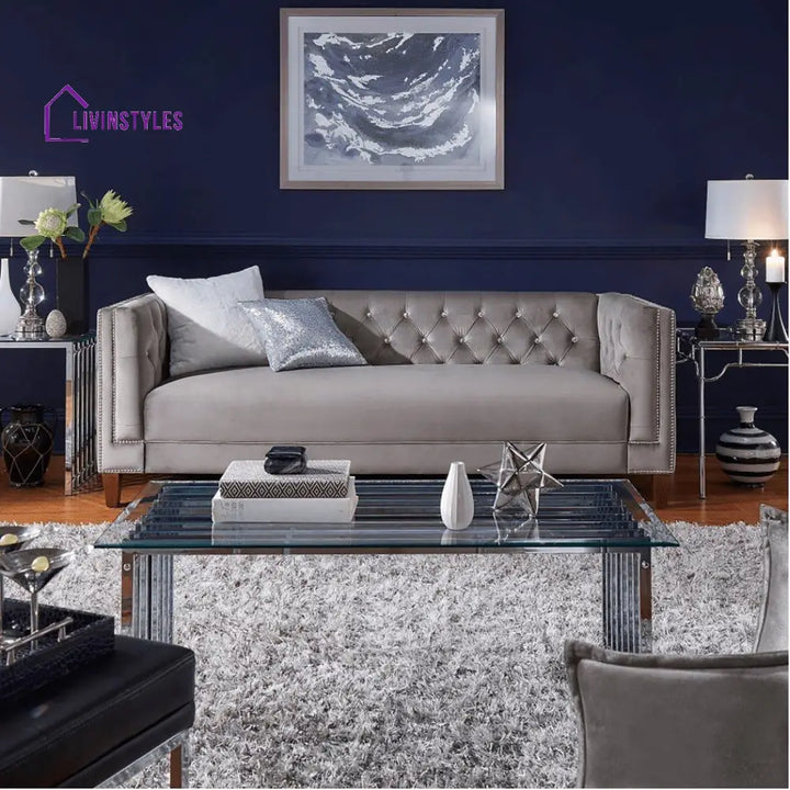 Vasilisa 3 Seater Sofa in Grey colour